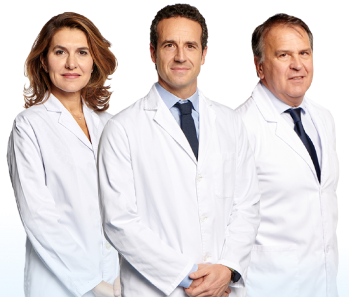 Dra. Amparo Toro, Dr. Javier Giménez- Almenara y Dr. Julio Nogués