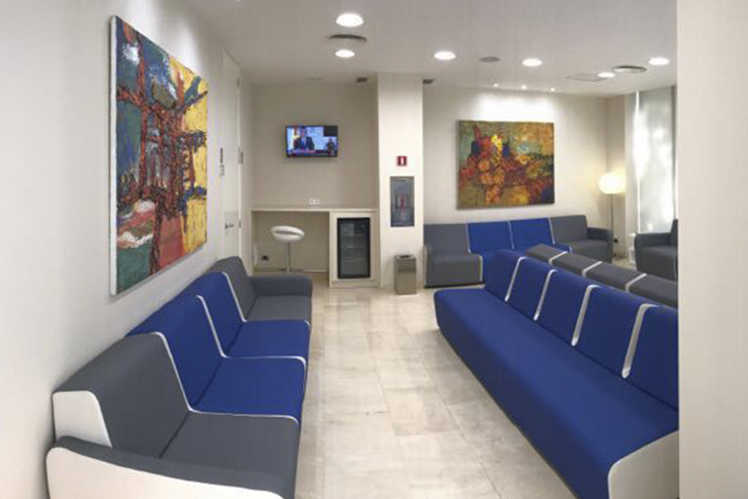 Sala de espera. Clnica Baviera Sevilla