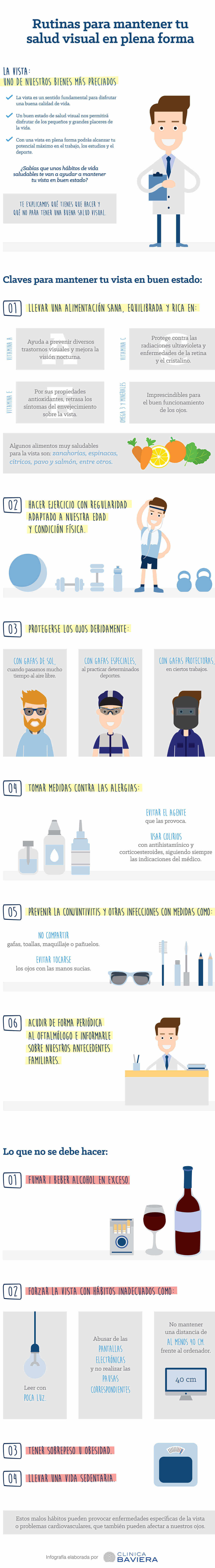 Consejos para una buena salud visual