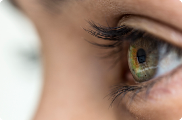 Primer plano del ojo de una mujer