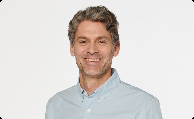 hombre maduro paciente presbicia