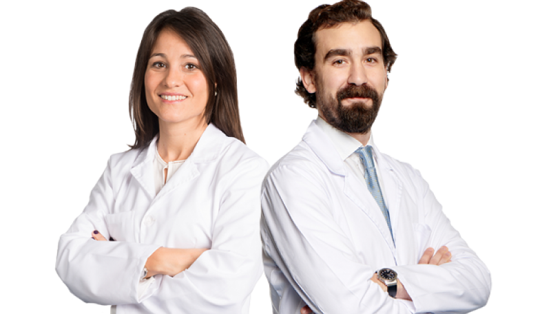 Dra. Elisabeth Coronado y Dr. Alberto Calvo